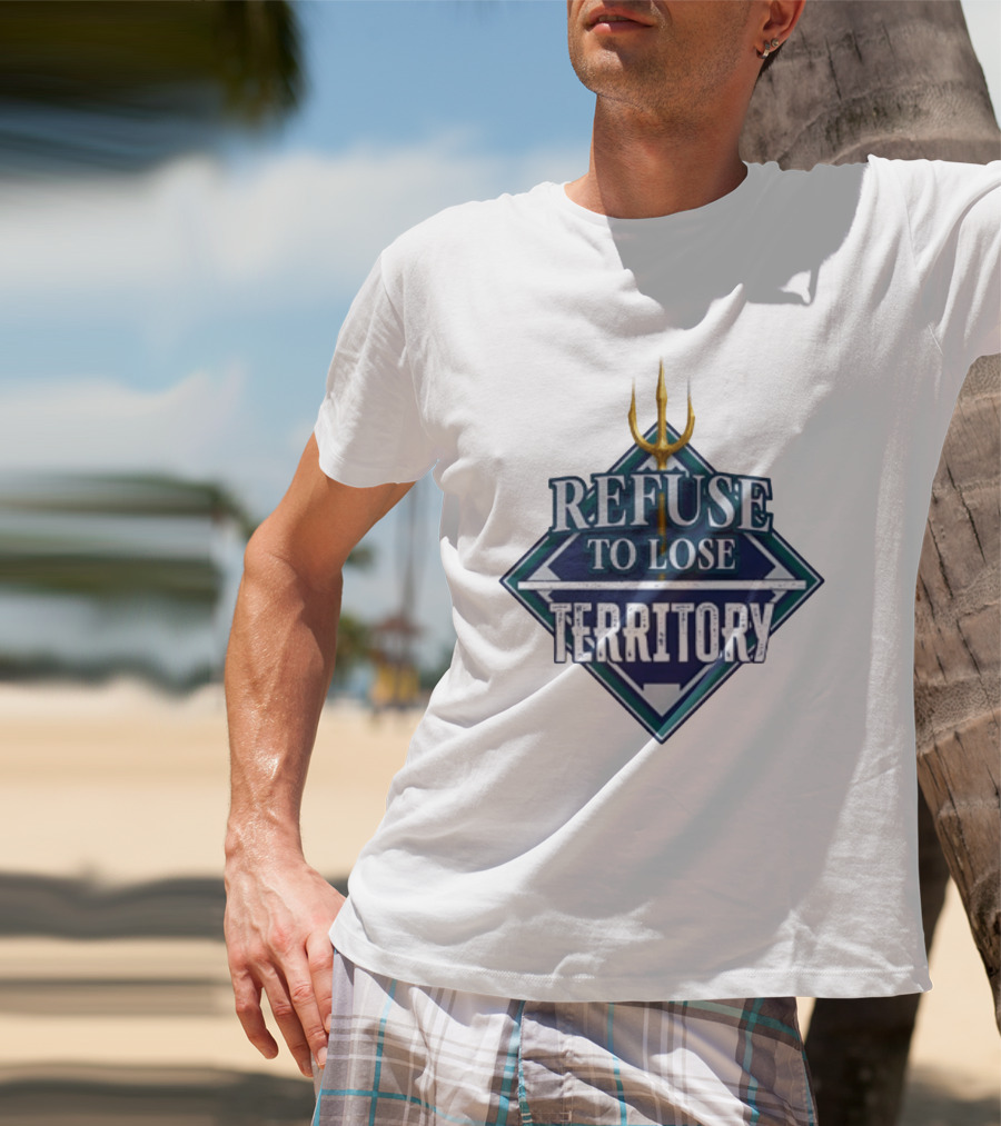 Seattle Seahawks Refuse To Lose Territory Trident T-Shirt