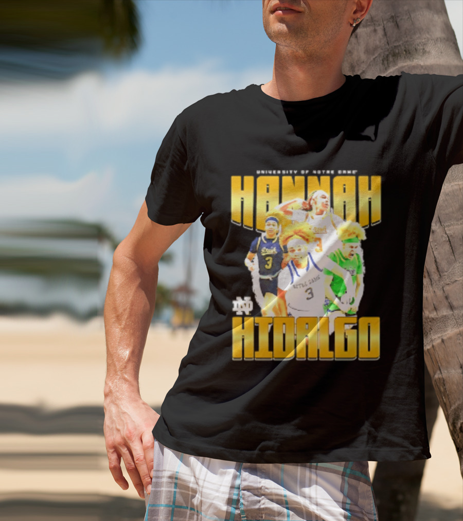 University Of Notre Dame Hannah Hidalgo Ncaa Women's Basketball T-Shirt