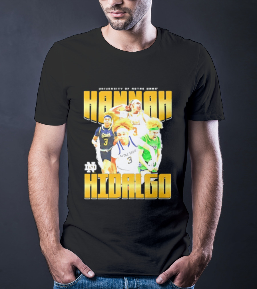 University Of Notre Dame Hannah Hidalgo Ncaa Women's Basketball T-Shirt