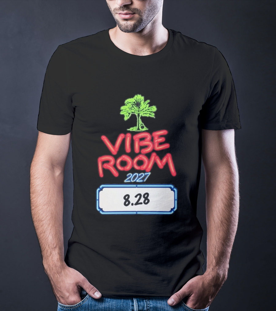 Kenny Chesney Vibe Room 8 28 2027 Tour Date Palm Tree T-Shirt