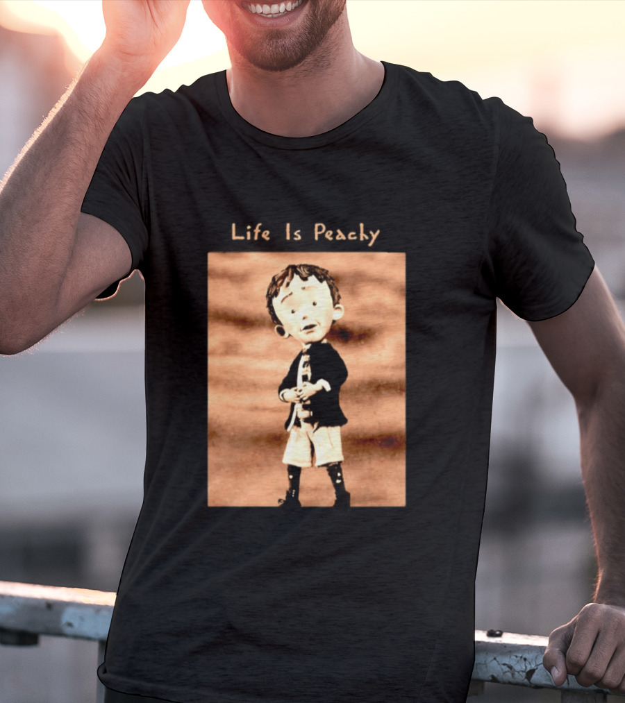 Life Is Peachy Korn Nu Metal Character Jonathan Davis T-Shirt