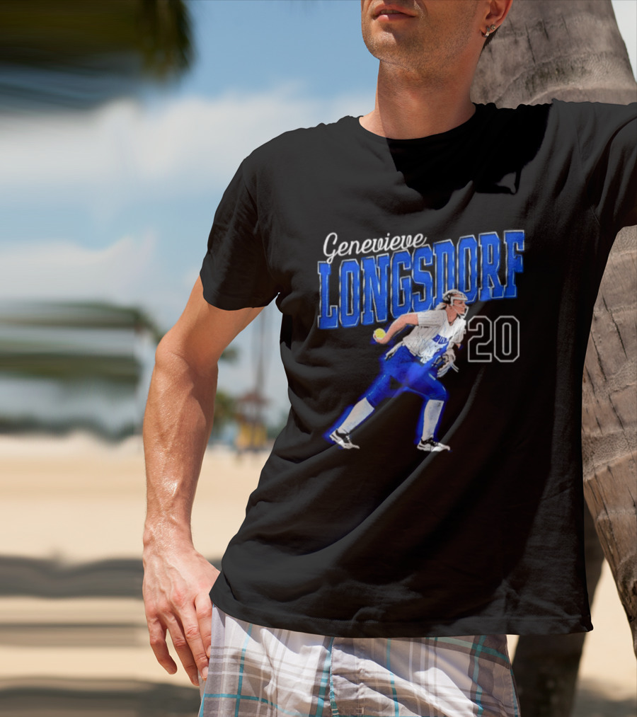 Genevieve Longsdorf 20 Buffalo Bulls NCAA Softball Player T-Shirt