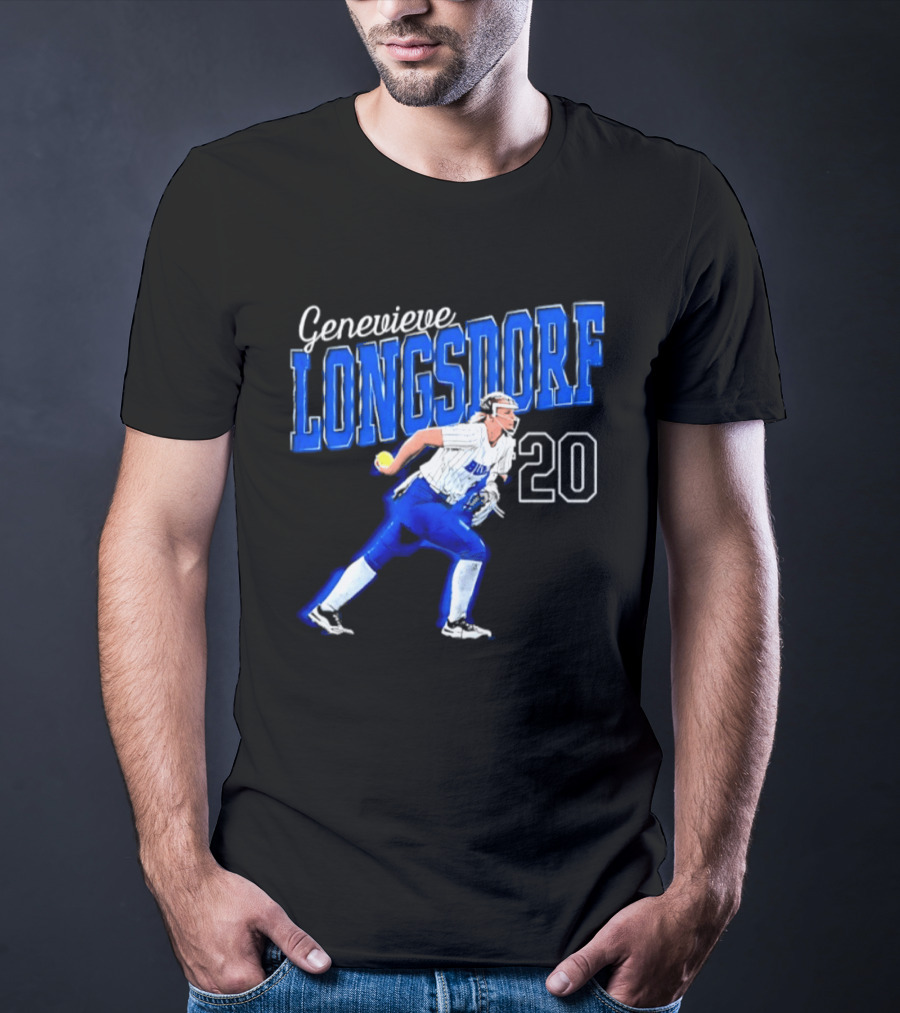Genevieve Longsdorf 20 Buffalo Bulls NCAA Softball Player T-Shirt