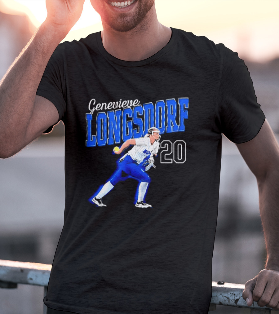 Genevieve Longsdorf 20 Buffalo Bulls NCAA Softball Player T-Shirt