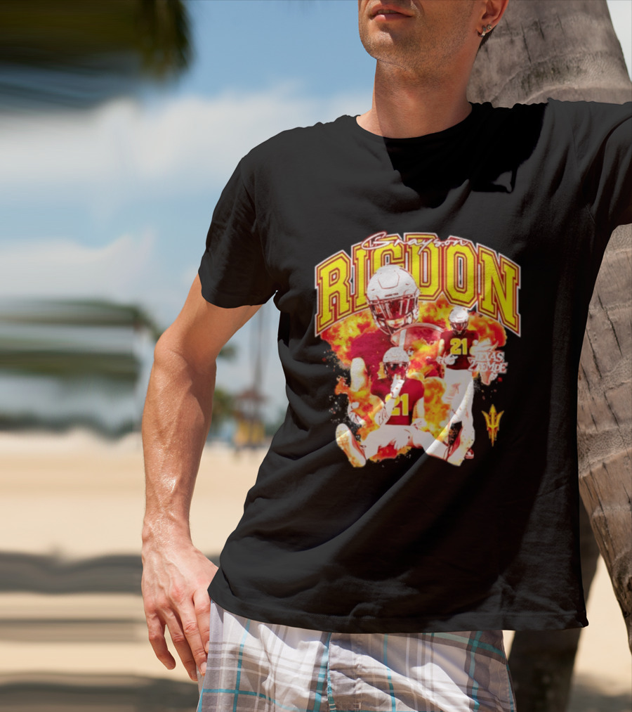 Grayson Rigdon 21 Arizona State Texas Tempe Football Player T-Shirt