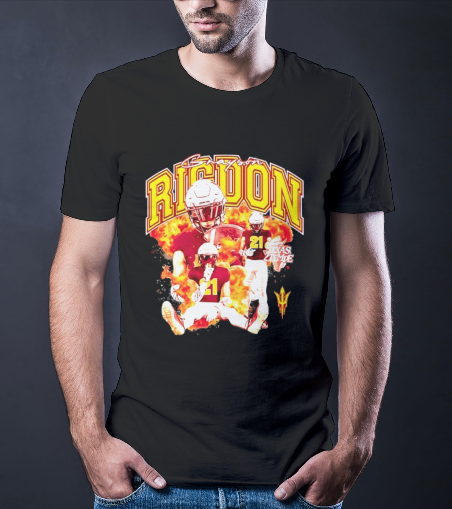 Grayson Rigdon 21 Arizona State Texas Tempe Football Player T-Shirt