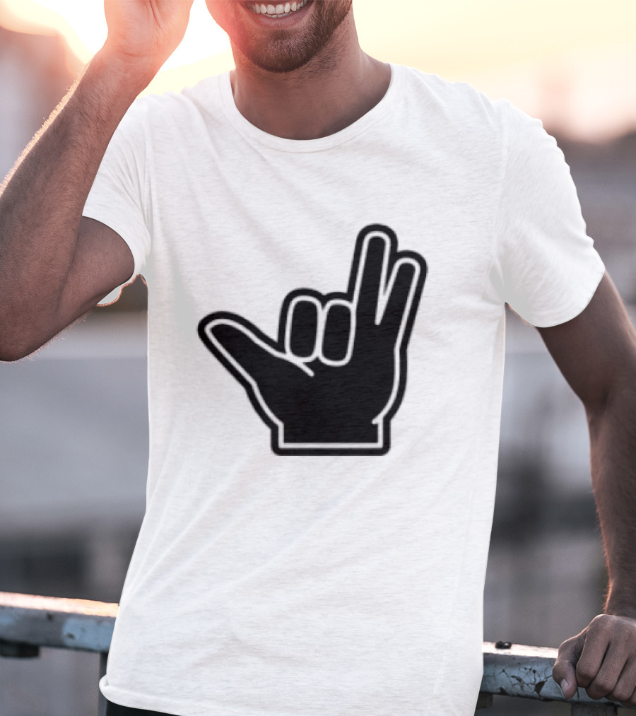 8Ro8 Store Hammajang Shaka Hand Sign Gesture T-Shirt