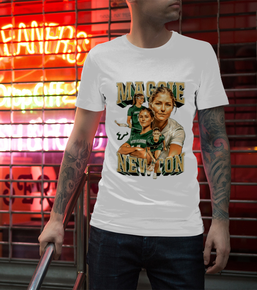 Maggie Newton South Florida Lacrosse Player USF T-Shirt