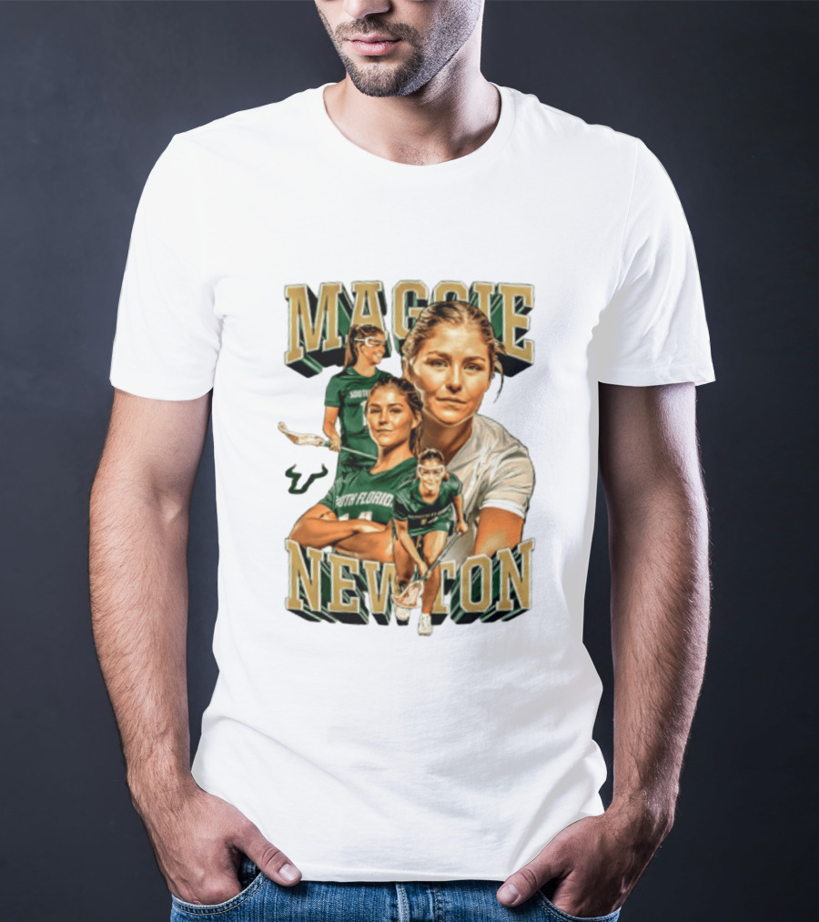 Maggie Newton South Florida Lacrosse Player USF T-Shirt