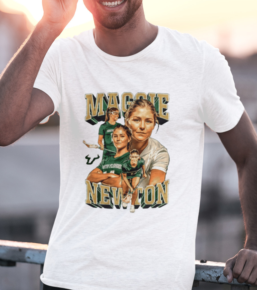 Maggie Newton South Florida Lacrosse Player USF T-Shirt