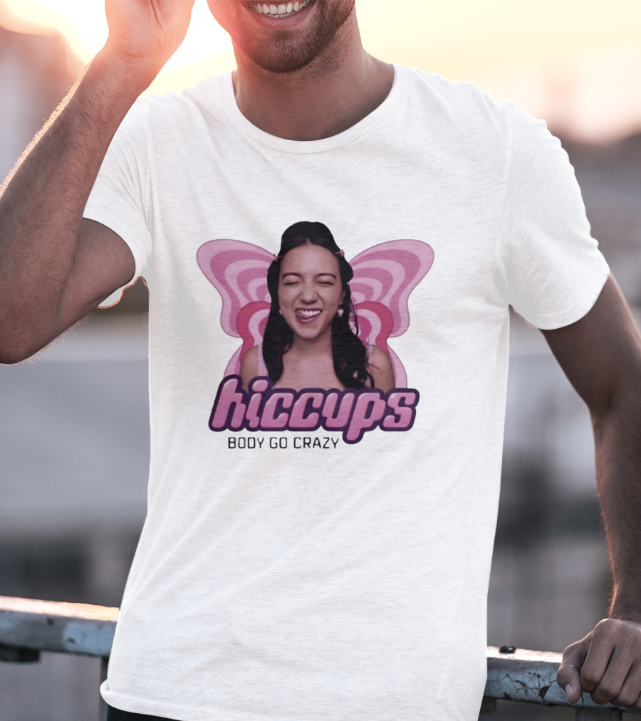 Hiccups Body Go Crazy Carly Pop Girlie FX Butterfly Wings T-Shirt