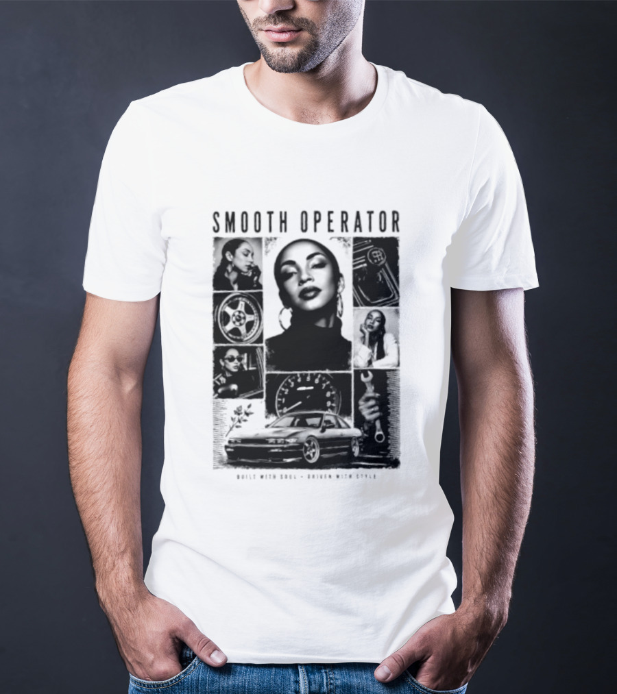 Smooth Operator Built With Soul Driven With Style Vintage Car Icon Retro Look T-Shirt