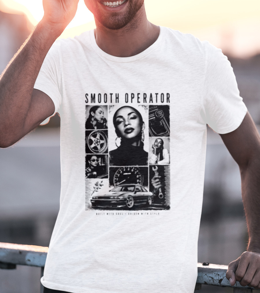Smooth Operator Built With Soul Driven With Style Vintage Car Icon Retro Look T-Shirt