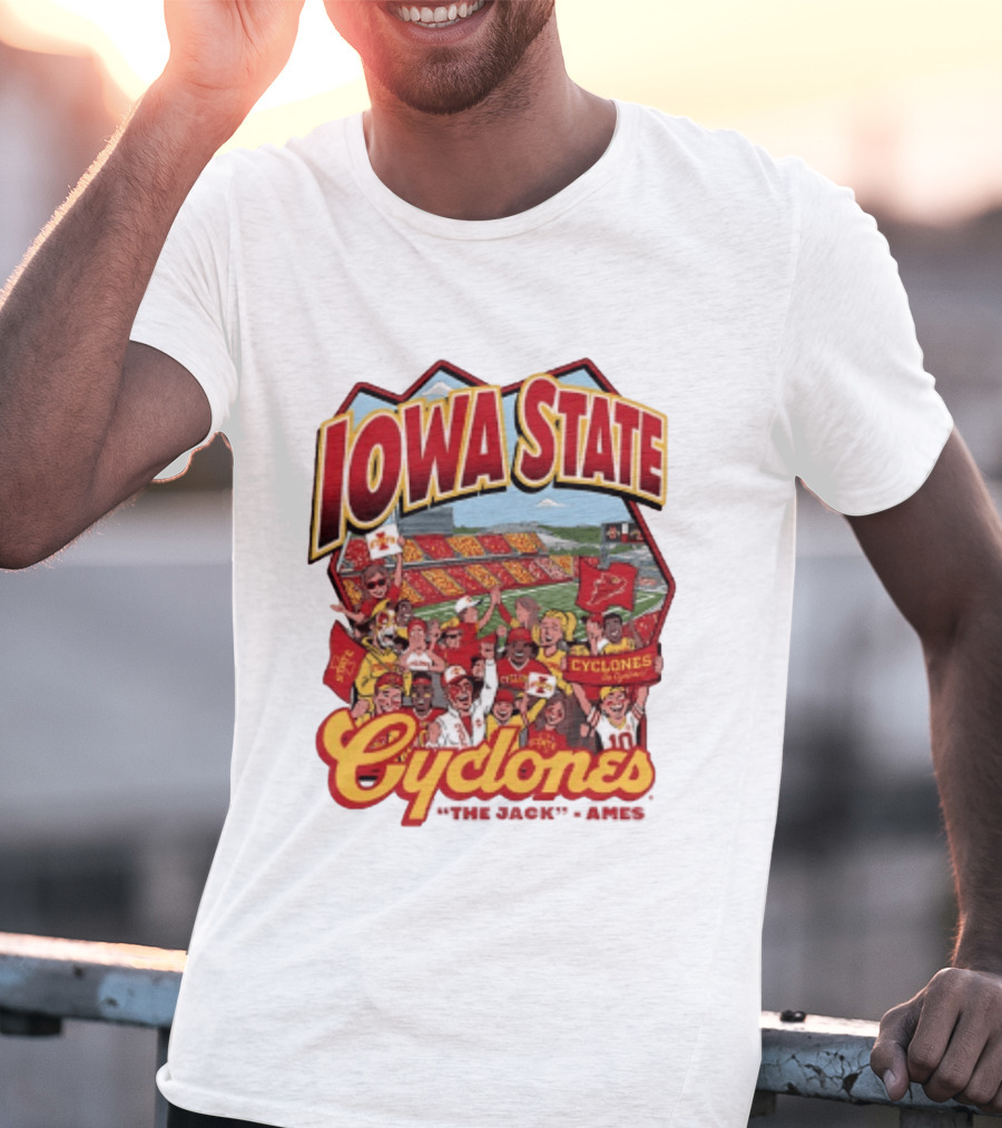Iowa State Cyclones Football Fans At The Jack Trice Stadium Ames T-Shirt