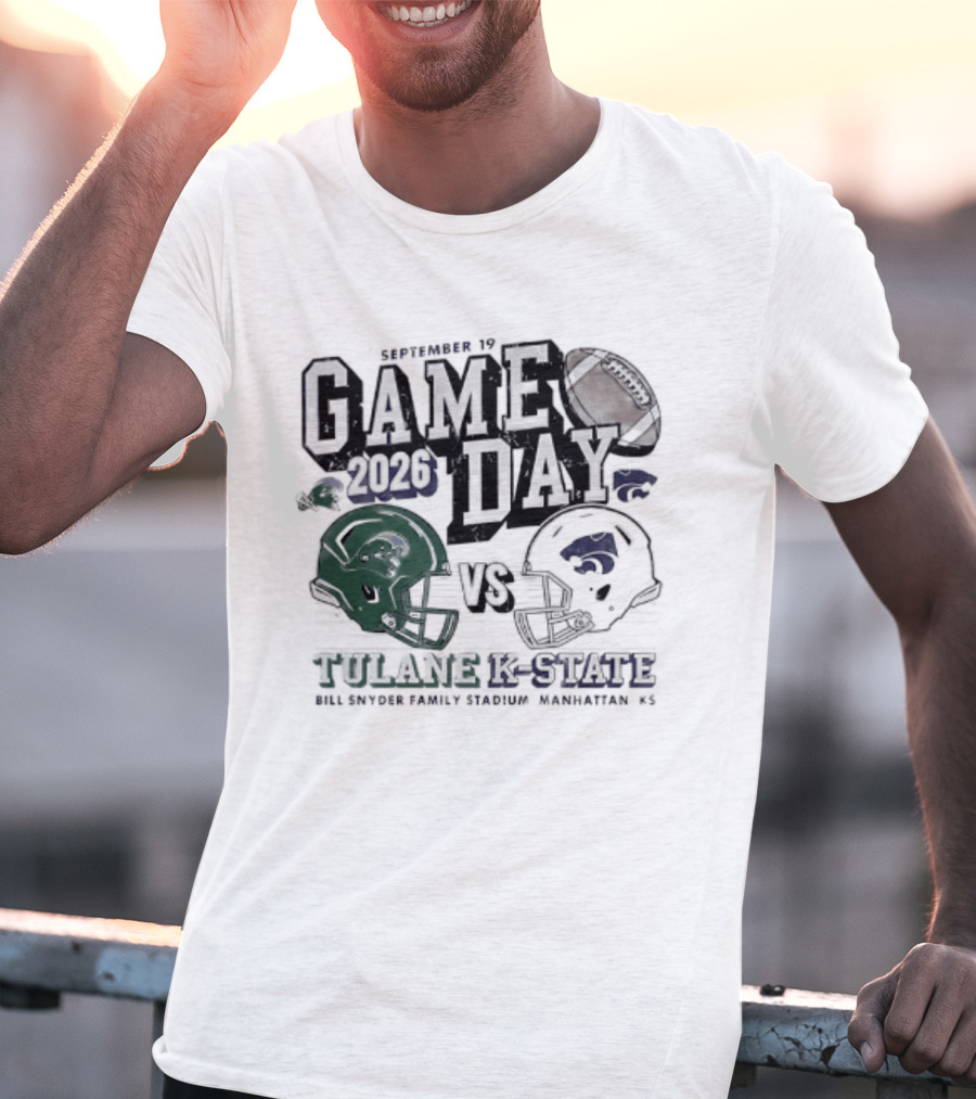 Gameday 2026 September 19 Tulane Vs K State Bill Snyder Family Stadium Manhattan KS T-Shirt