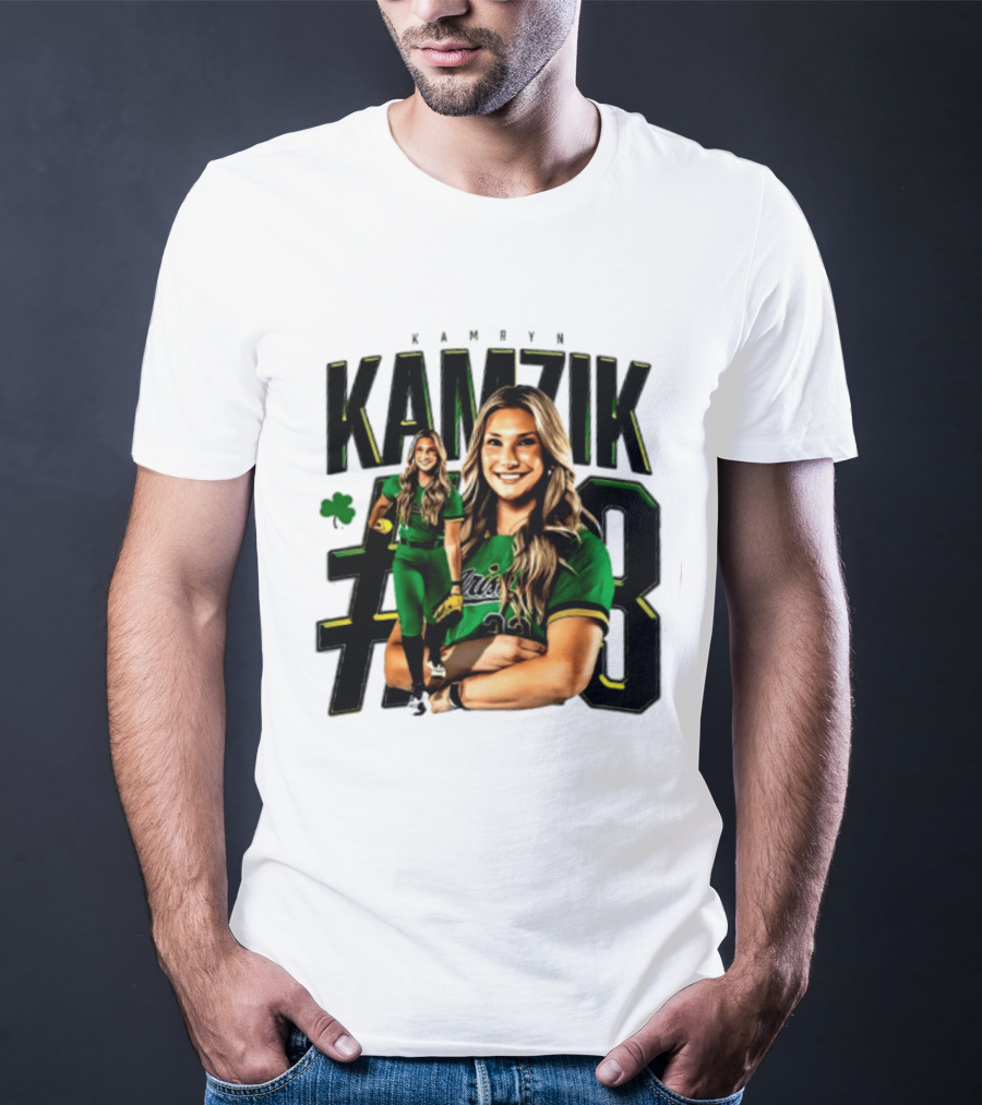 Kamryn Kamzik #23 Notre Dame NCAA Softball Player T-Shirt