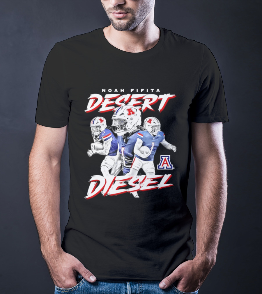 Noah Fifita Desert Diesel Arizona Wildcats NCAA Football T-Shirt
