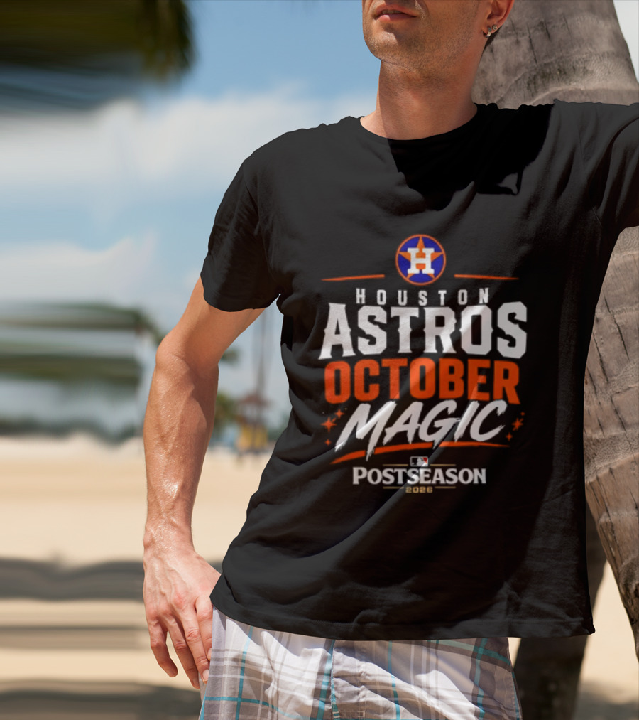 Houston Astros October Magic MLB Postseason 2026 T-Shirt