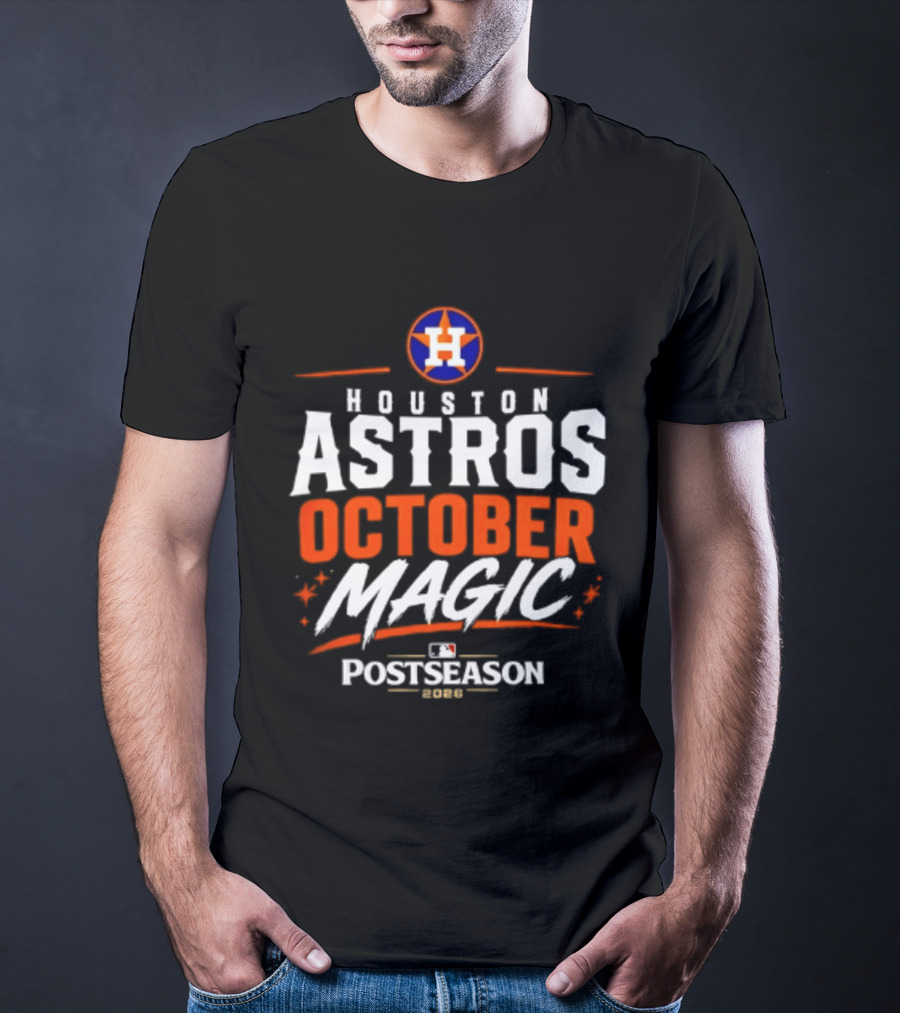Houston Astros October Magic MLB Postseason 2026 T-Shirt