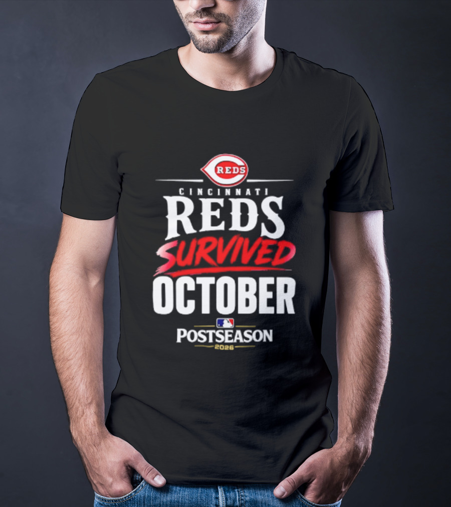 Cincinnati Reds Survived October 2026 MLB Postseason T-Shirt