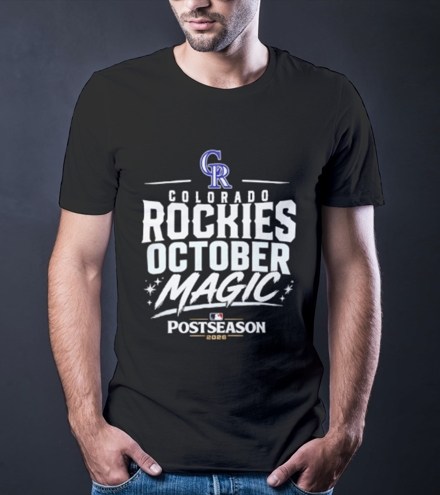 Colorado Rockies October Magic 2026 MLB Postseason Celebration T-Shirt