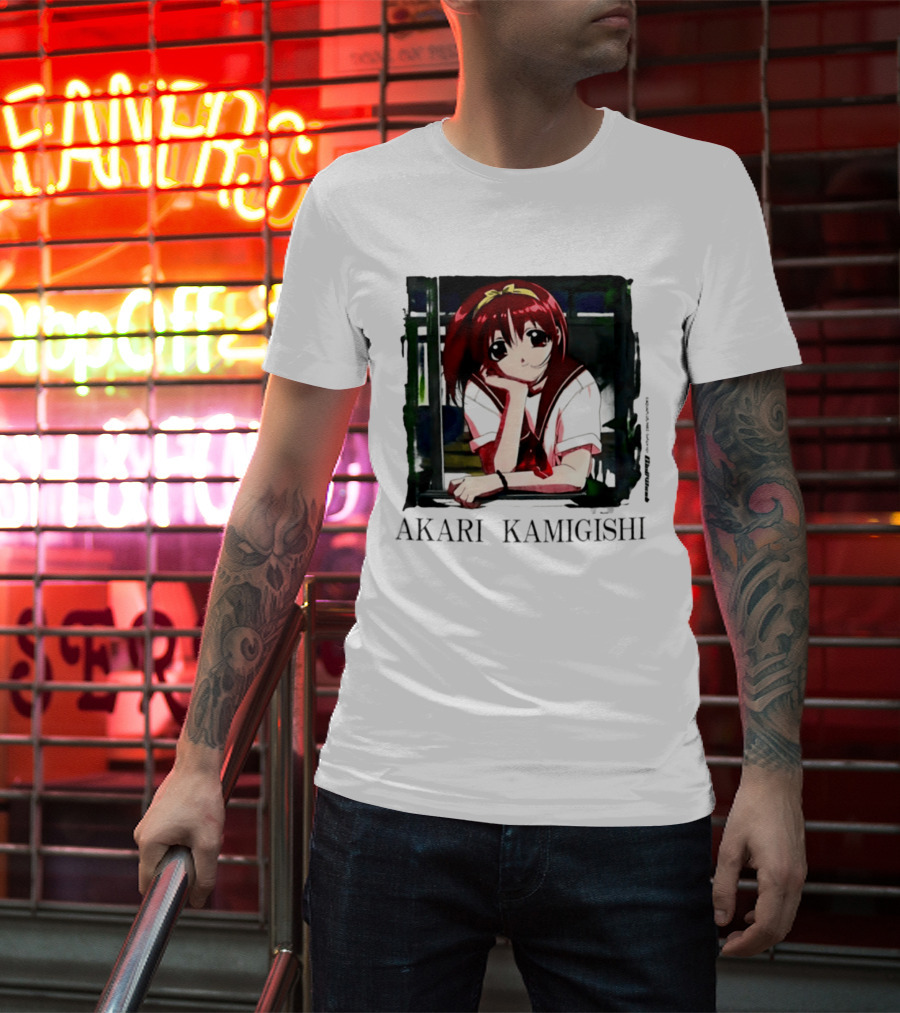 Akari Kamigishi To Heart Anime Character Image T-Shirt