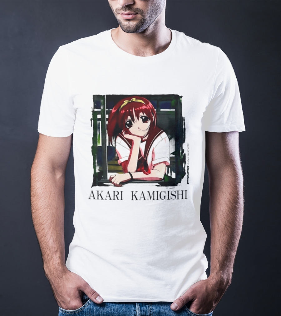 Akari Kamigishi To Heart Anime Character Image T-Shirt