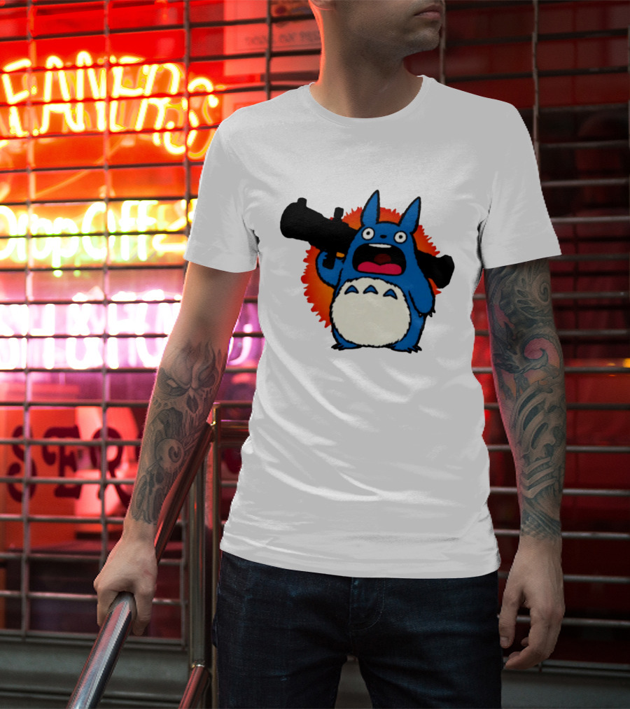 Chu Totoro My Neighbor Totoro Grenade Launcher Anime T-Shirt