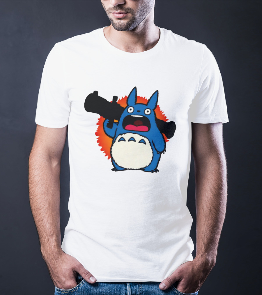 Chu Totoro My Neighbor Totoro Grenade Launcher Anime T-Shirt
