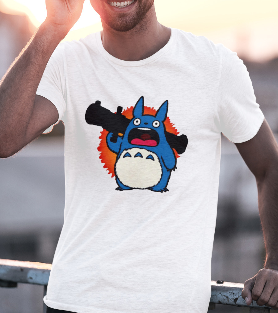 Chu Totoro My Neighbor Totoro Grenade Launcher Anime T-Shirt