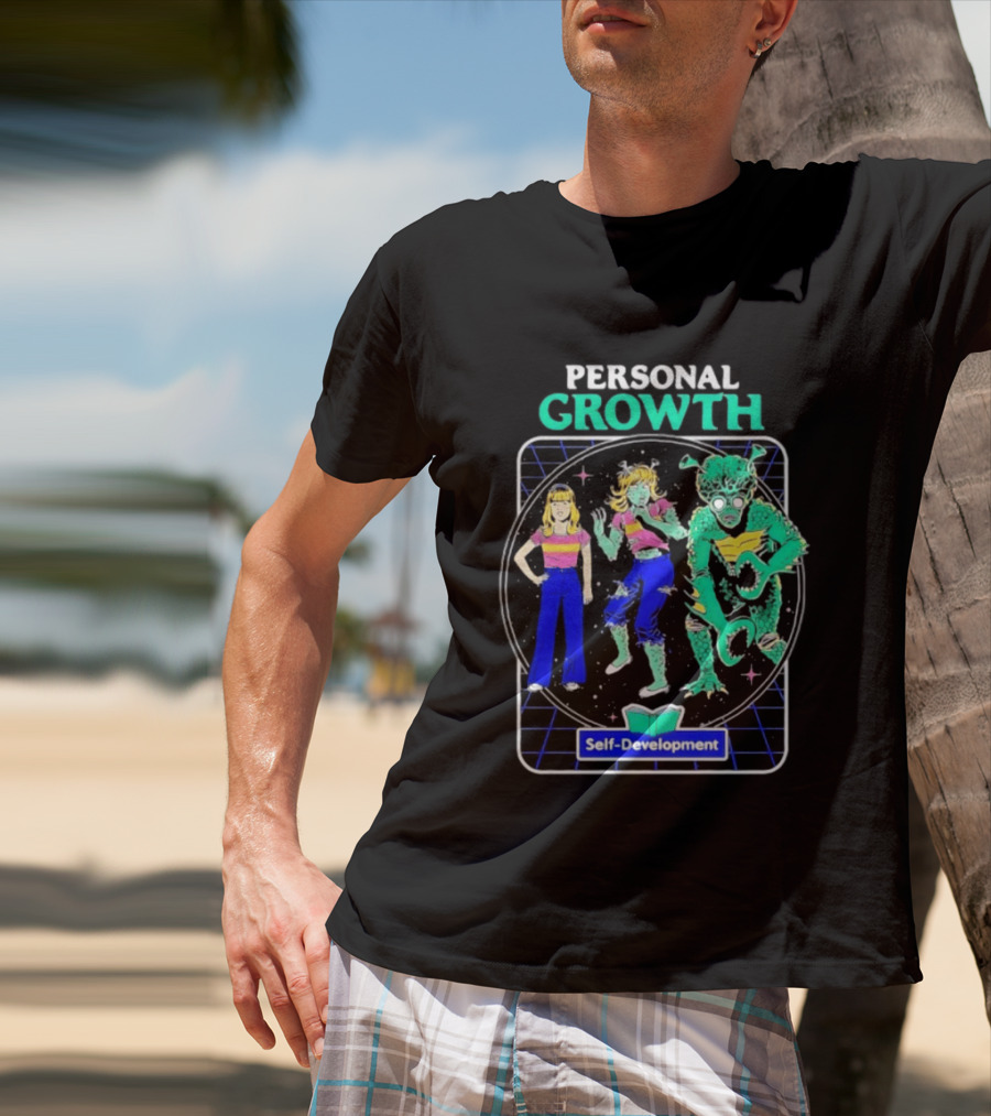Personal Growth Self Development Alien Transformation Steven Rhodes T-Shirt