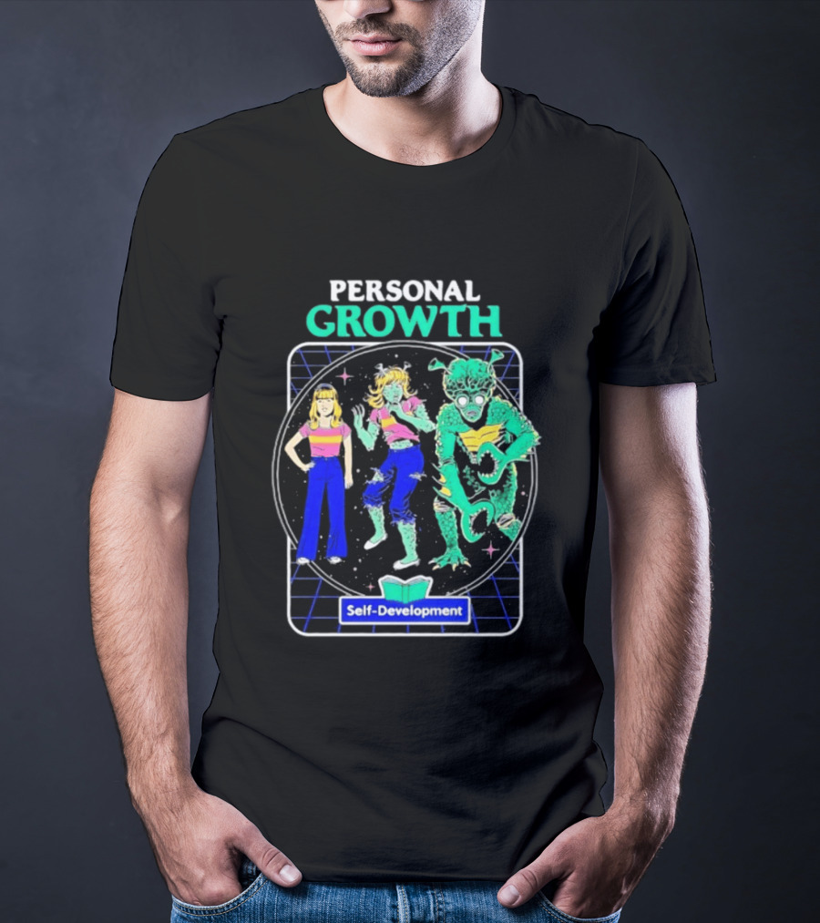 Personal Growth Self Development Alien Transformation Steven Rhodes T-Shirt