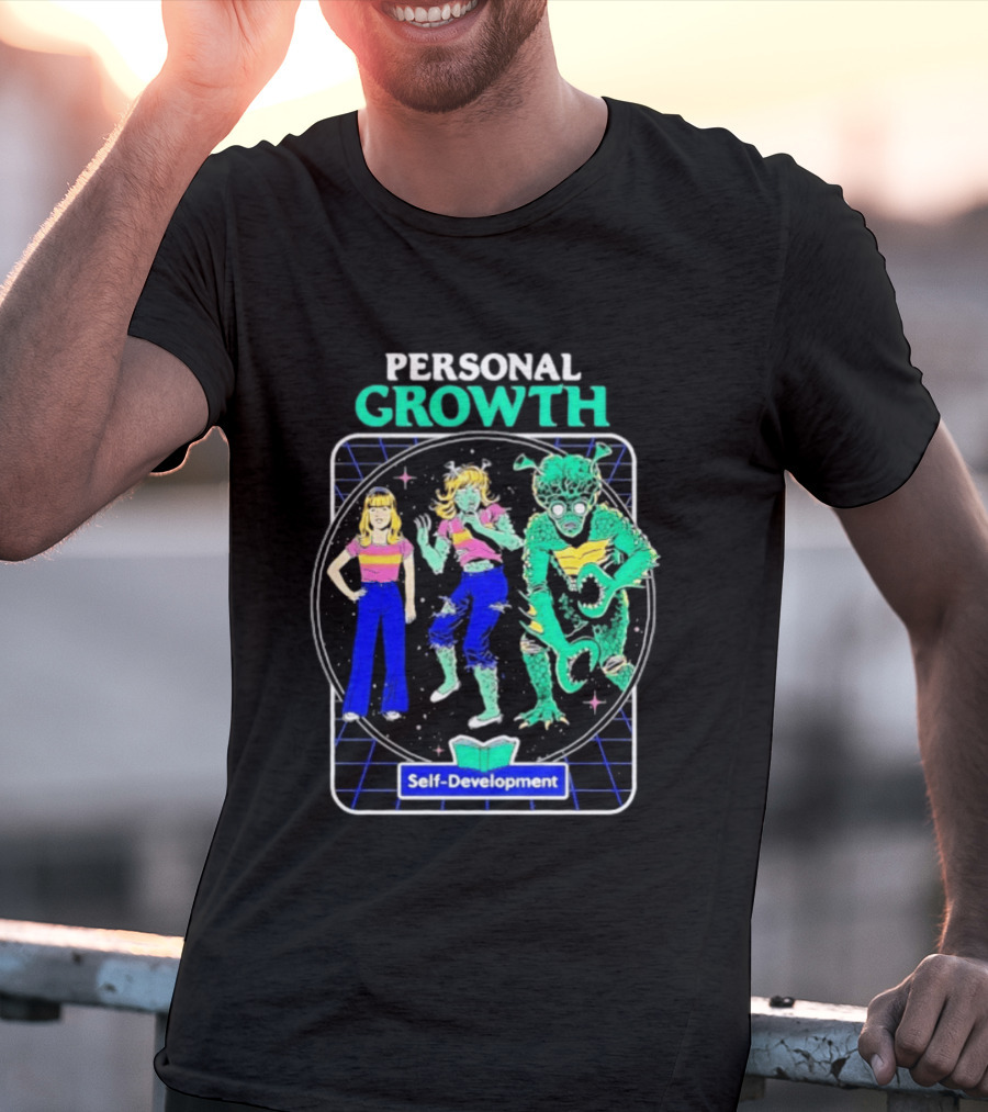 Personal Growth Self Development Alien Transformation Steven Rhodes T-Shirt
