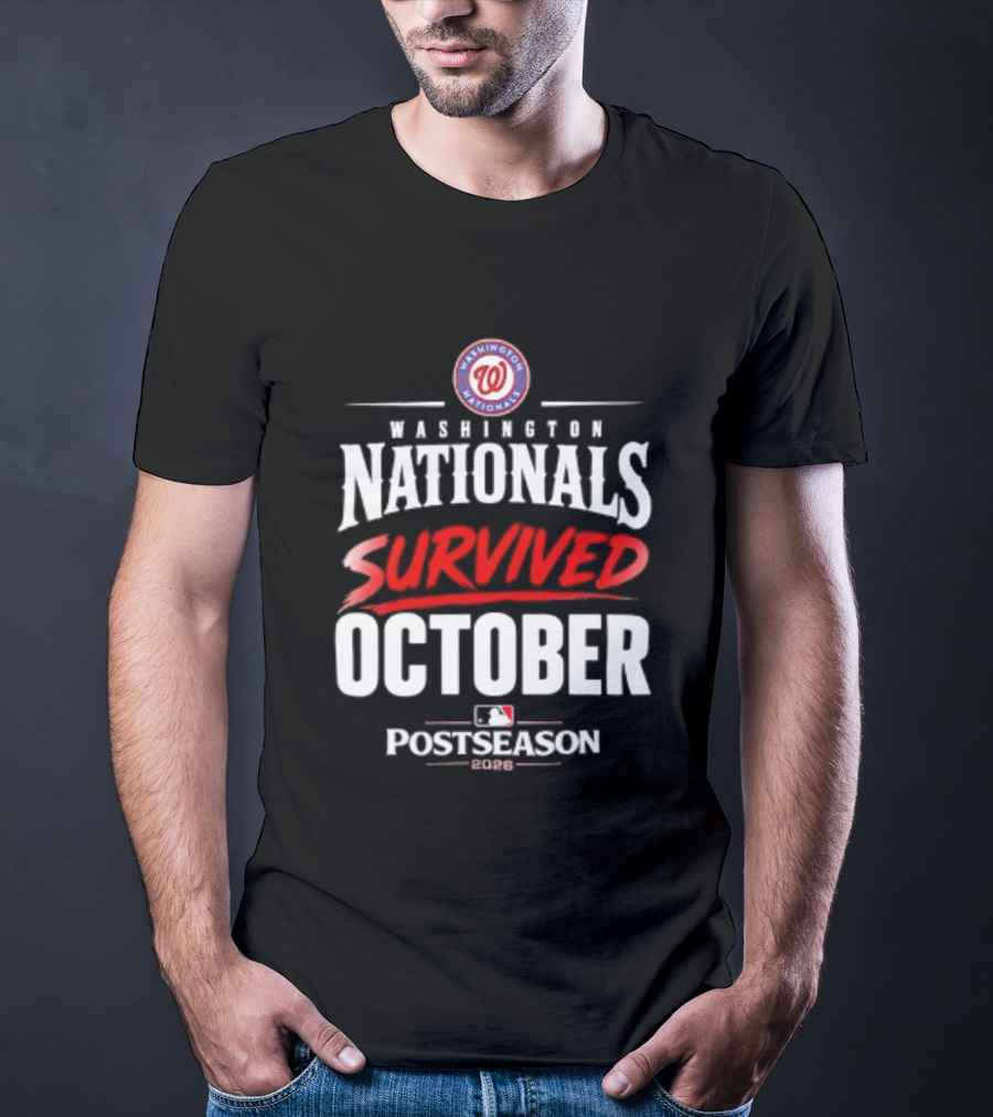 Washington Nationals Survived October MLB Postseason 2026 T-Shirt
