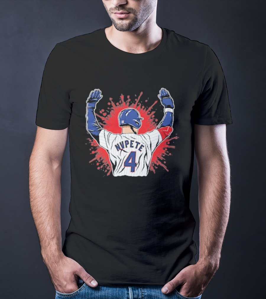 Chicago Cubs MVPETE 4 Pete Crow Armstrong Baseball Player Celebration T-Shirt