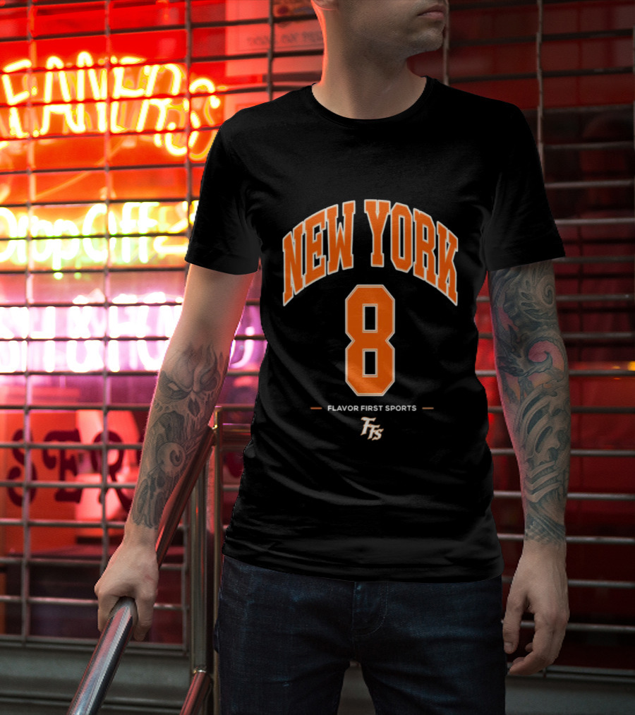 New York 8 Flavor First Sports TFS T-Shirt