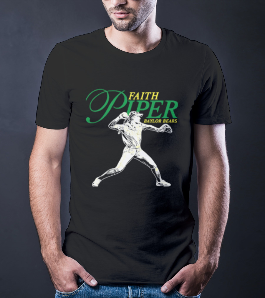 Faith Piper 26 Baylor Bears NCAA Softball Player T-Shirt