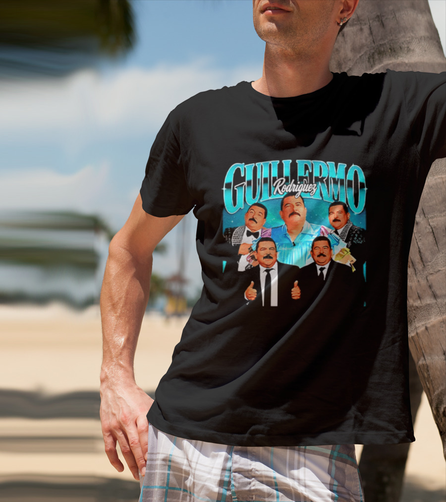 Guillermo Rodriguez 90s Collage Nostalgic Humor Thumbs Up T-Shirt