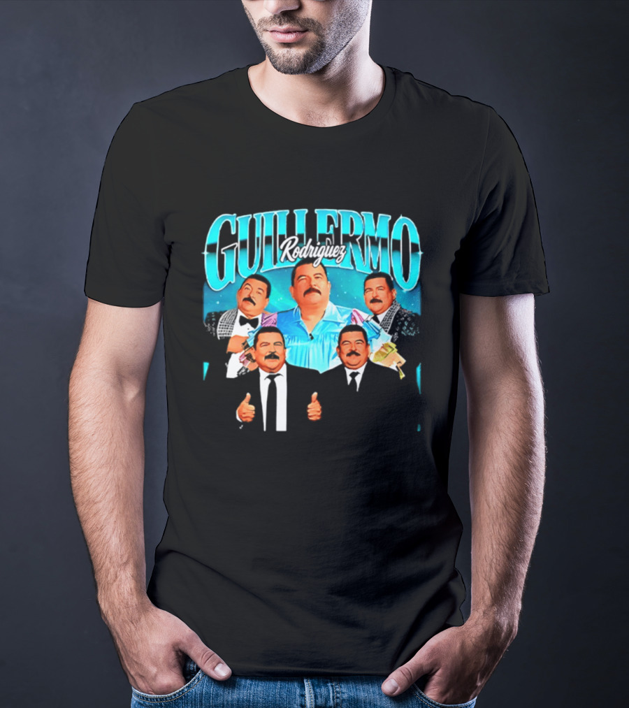 Guillermo Rodriguez 90s Collage Nostalgic Humor Thumbs Up T-Shirt
