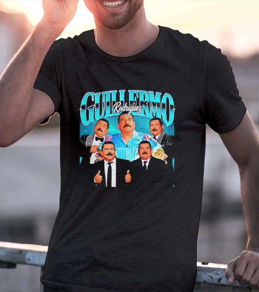 Guillermo Rodriguez 90s Collage Nostalgic Humor Thumbs Up T-Shirt