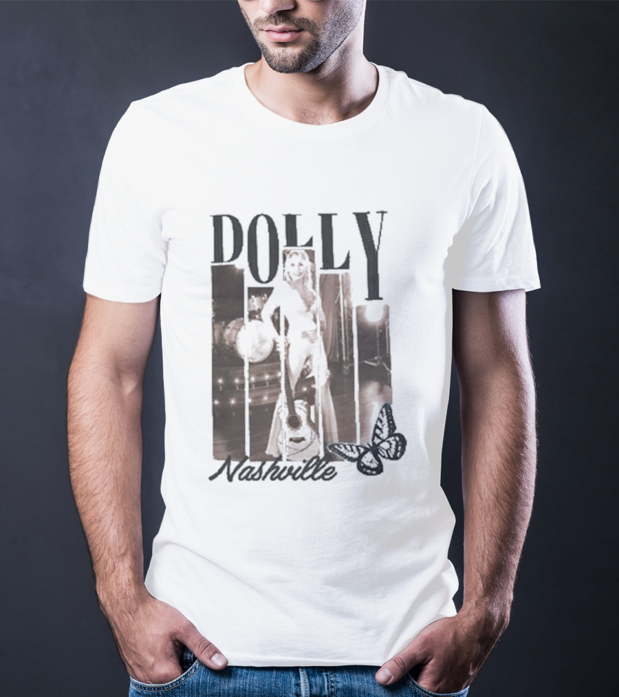 Dolly Parton Nashville Country Music Icon Microphone T-Shirt