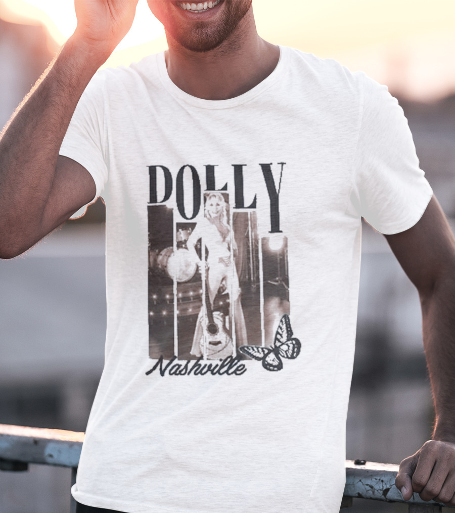Dolly Parton Nashville Country Music Icon Microphone T-Shirt