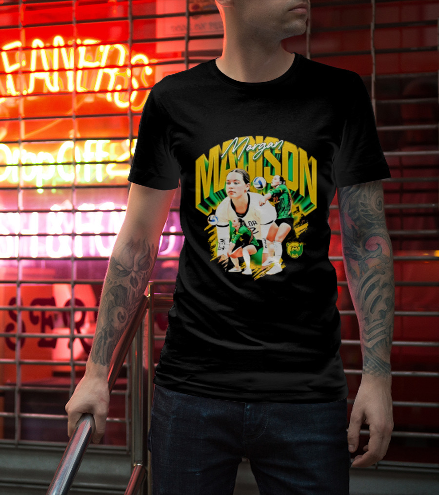 Morgan Madison Baylor Bears Volleyball NCAA Player Action And Team Spirit T-Shirt
