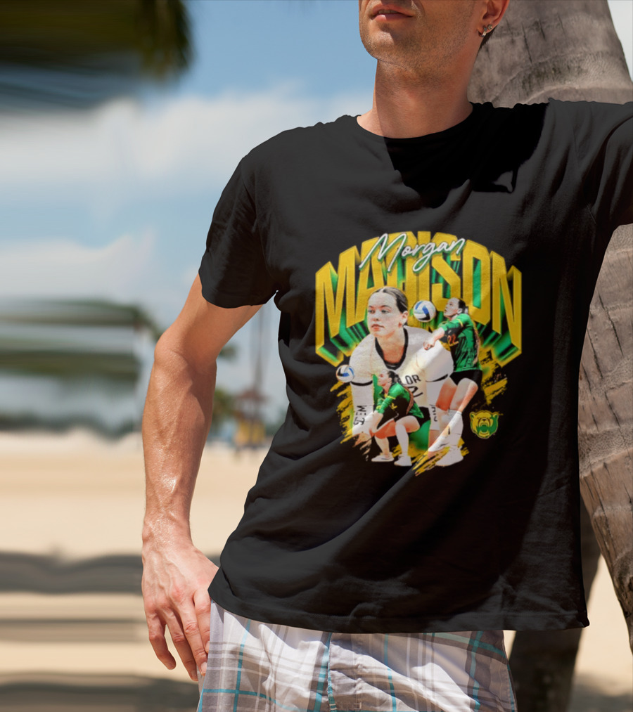 Morgan Madison Baylor Bears Volleyball NCAA Player Action And Team Spirit T-Shirt