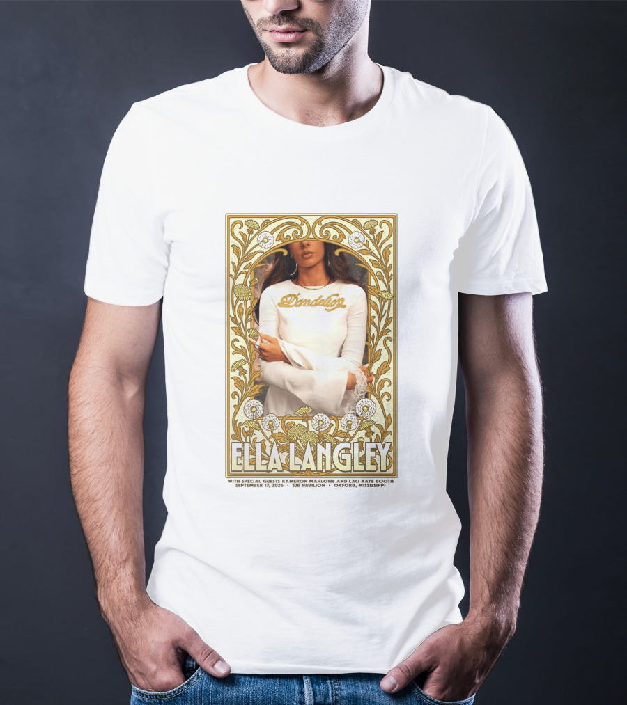 Ella Langley Dandelion Oxford Mississippi Concert September 17 2026 SJB Pavilion T-Shirt