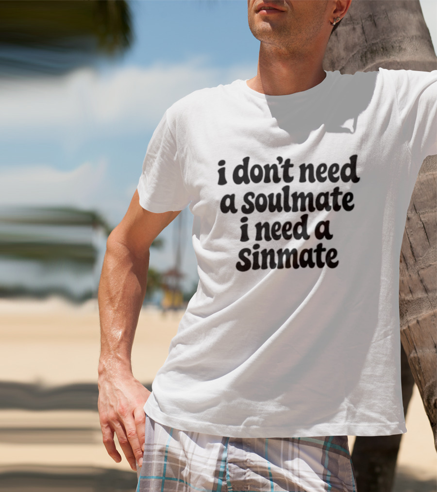 I Don't Need A Soulmate I Need A Sinmate T-Shirt