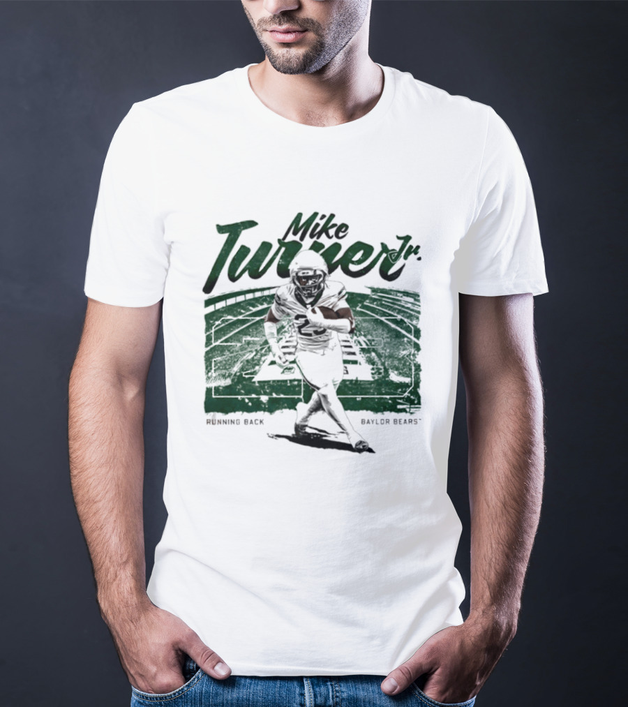 Mike Turner Jr. Running Back Baylor Bears NCAA Football Player T-Shirt