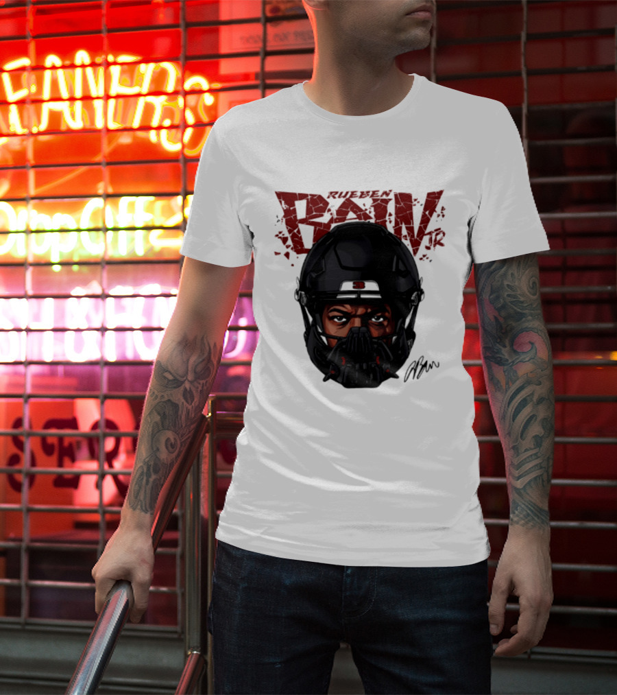 Rueben Bain Jr. Big Head Mask Tampa Bay Buccaneers T-Shirt
