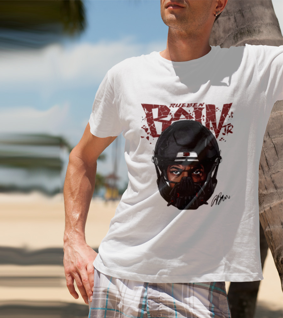 Rueben Bain Jr. Big Head Mask Tampa Bay Buccaneers T-Shirt