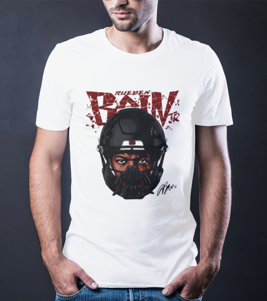 Rueben Bain Jr. Big Head Mask Tampa Bay Buccaneers T-Shirt
